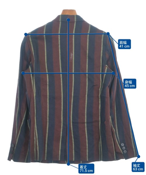 JOHN LAWRENCE SULLIVAN（ジョンローレンスサリバン）カジュアルジャケット 赤 サイズ:36(XS位) メンズ/2200667196100