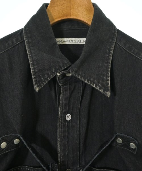 JOHN LAWRENCE SULLIVAN（ジョンローレンスサリバン）カジュアルシャツ 黒 サイズ:44(S位) メンズ/2200667658127