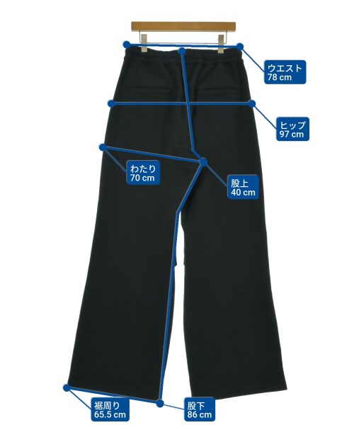 JOHN LAWRENCE SULLIVAN（ジョンローレンスサリバン）スウェットパンツ 黒 サイズ:XL メンズ/2200668270021