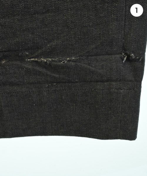 JOHN LAWRENCE SULLIVAN（ジョンローレンスサリバン）デニムパンツ 黒 サイズ:44(S位) メンズ/2200669741056