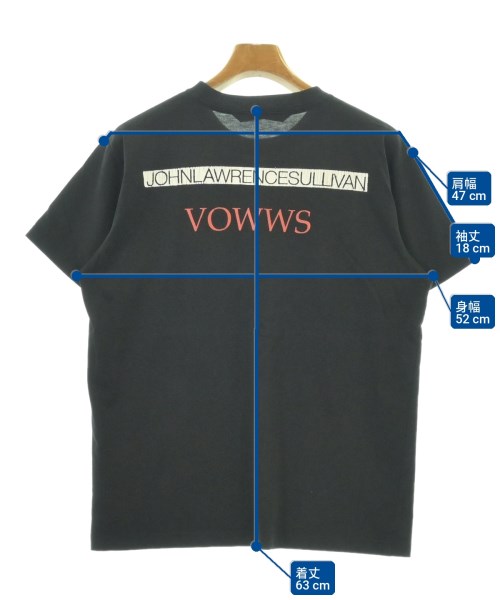 JOHN LAWRENCE SULLIVAN（ジョンローレンスサリバン）Tシャツ・カットソー 黒 サイズ:S メンズ/2200721838045