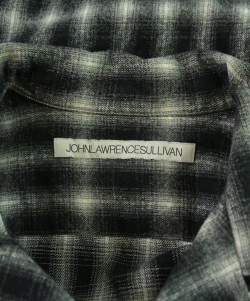 JOHN LAWRENCE SULLIVAN（ジョンローレンスサリバン）カジュアルシャツ 黒 サイズ:44(S位) メンズ/2200685962022