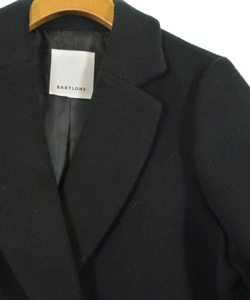BABYLONE（バビロン）チェスターコート 黒 サイズ:38(M位) レディース/2200623783085
