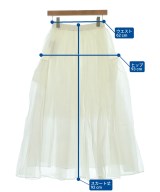 BABYLONE（バビロン）ロング・マキシ丈スカート 白 サイズ:F レディース/2200624509233