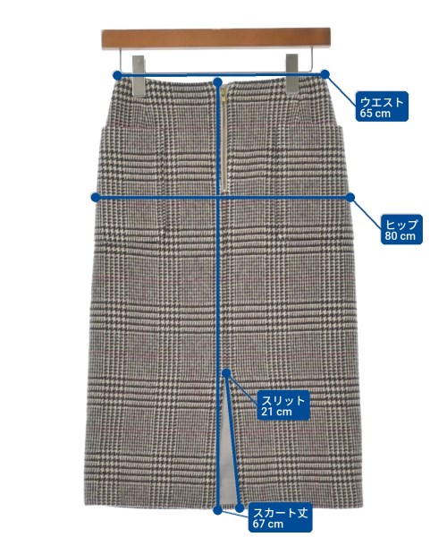 BABYLONE（バビロン）ひざ丈スカート ベージュ サイズ:36(S位) レディース/2200634382017