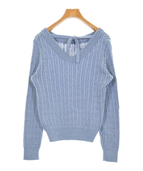 BABYLONE（バビロン）ニット・セーター 青 サイズ:38(M位) レディース/2200636983045