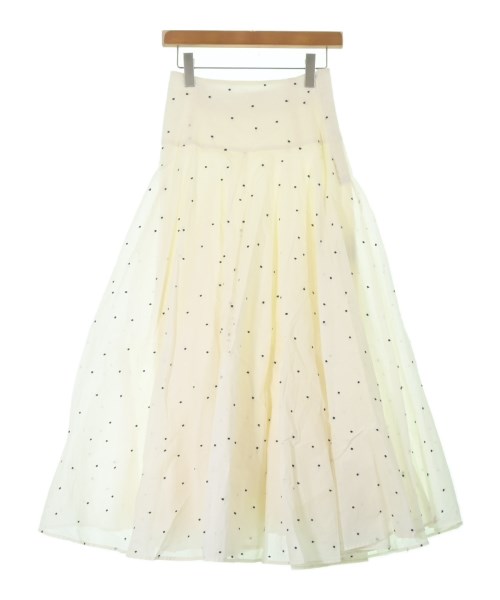 BABYLONE(バビロン)ロング・マキシ丈スカート 白 サイズ:F/2200641886119