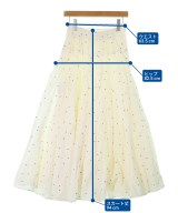 BABYLONE（バビロン）ロング・マキシ丈スカート 白 サイズ:F レディース/2200641886119