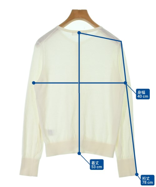 BABYLONE（バビロン）カーディガン 白 サイズ:38(M位) レディース/2200631843030