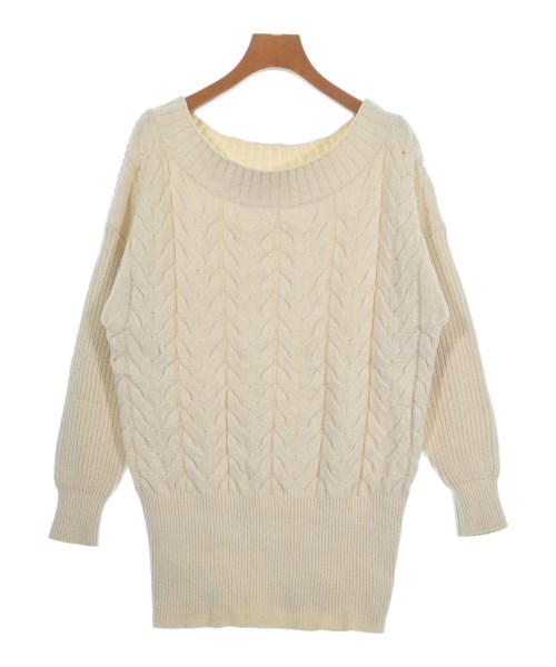 BABYLONE(バビロン)ニット・セーター 白 サイズ:38(M位)/2200644254014