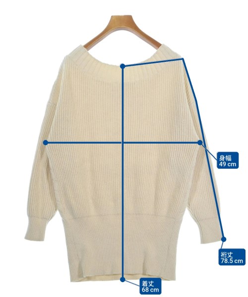 BABYLONE（バビロン）ニット・セーター 白 サイズ:38(M位) レディース/2200644254014