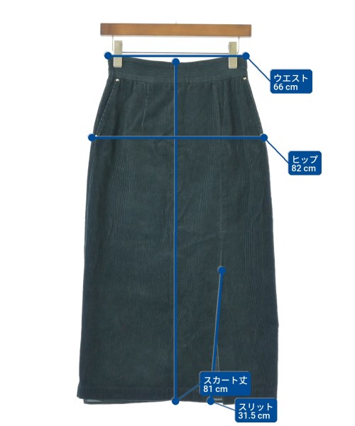 BABYLONE（バビロン）ロング・マキシ丈スカート 緑 サイズ:36(S位) レディース/2200613866019