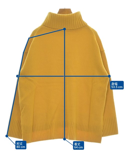 BABYLONE（バビロン）ニット・セーター 黄 サイズ:38(M位) レディース/2200631599081