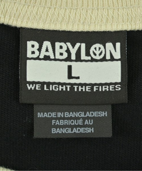 BABYLONE（バビロン）Tシャツ・カットソー 黒 サイズ:L メンズ/2200615891125