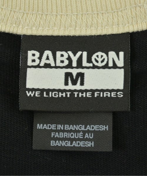 BABYLONE（バビロン）Tシャツ・カットソー 黒 サイズ:M メンズ/2200615891170