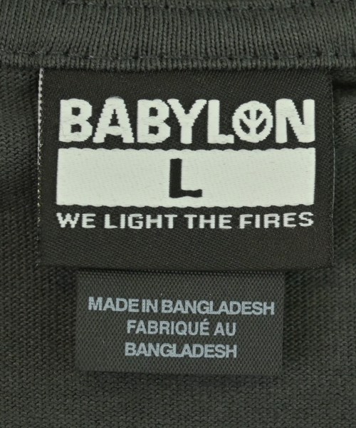 BABYLONE（バビロン）Tシャツ・カットソー グレー サイズ:L メンズ/2200615891200