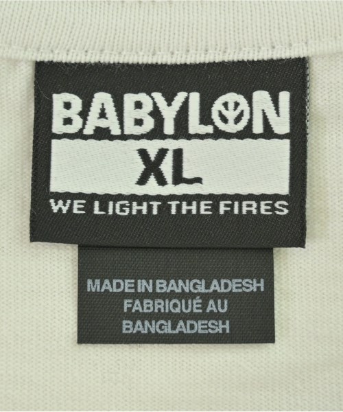 BABYLONE（バビロン）Tシャツ・カットソー 白 サイズ:XL メンズ/2200615891224