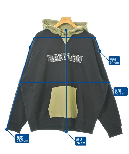 BABYLONE（バビロン）パーカー 黒 サイズ:L メンズ/2200617455035