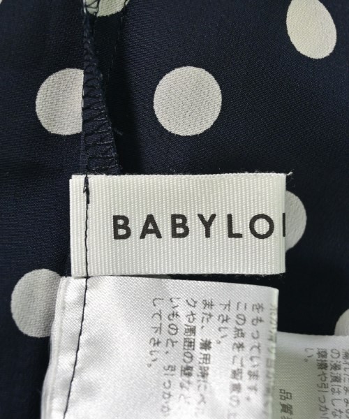 BABYLONE（バビロン）ブラウス 紺 サイズ:38(M位) レディース/2200606413091