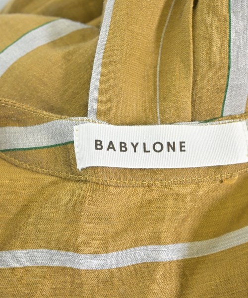 BABYLONE（バビロン）シャツワンピース カーキ サイズ:38(M位) レディース/2200606307086