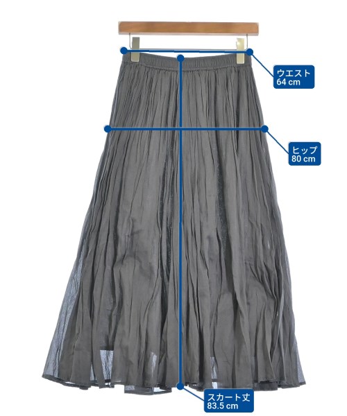 BABYLONE（バビロン）ロング・マキシ丈スカート グレー サイズ:F レディース/2200671775025