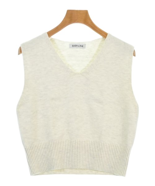 BABYLONE(バビロン)ベスト 白 サイズ:F/2200672683022