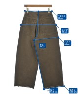 BABYLONE（バビロン）デニムパンツ 茶 サイズ:34(XS位) レディース/2200671156039