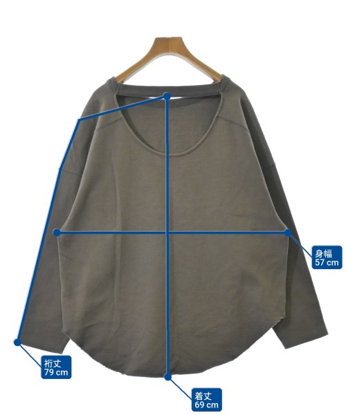 BABYLONE（バビロン）Tシャツ・カットソー グレー サイズ:F レディース/2200672940095