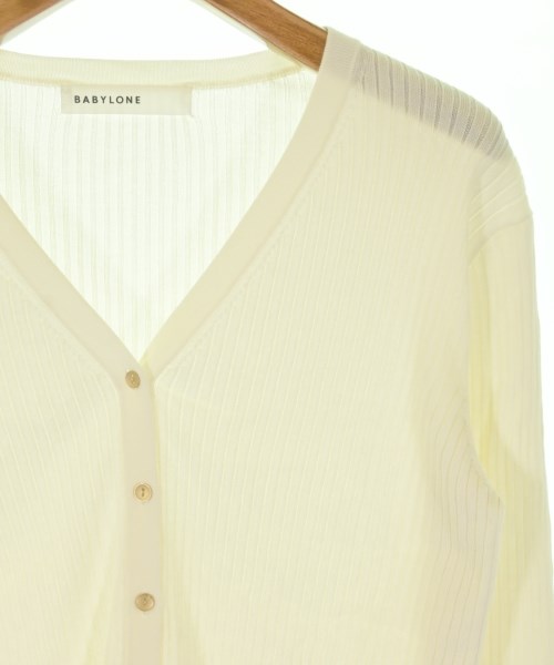 BABYLONE（バビロン）カーディガン 白 サイズ:38(M位) レディース/2200676436112