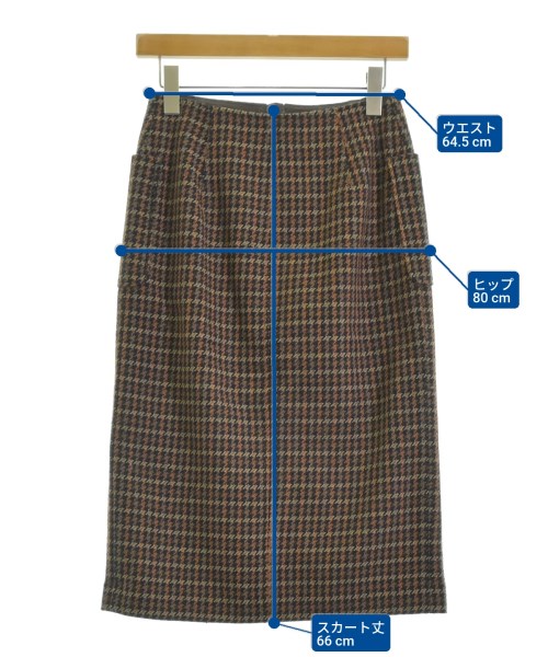 BABYLONE（バビロン）ロング・マキシ丈スカート 茶 サイズ:36(S位) レディース/2200672943010