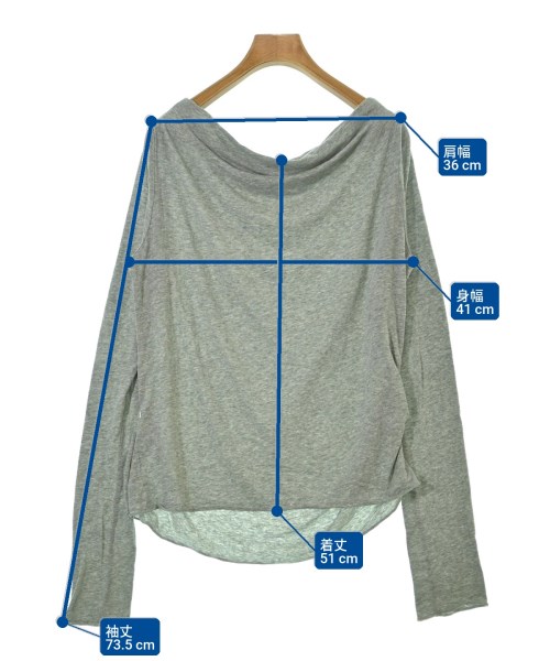 BABYLONE（バビロン）Tシャツ・カットソー グレー サイズ:F レディース/2200678279090