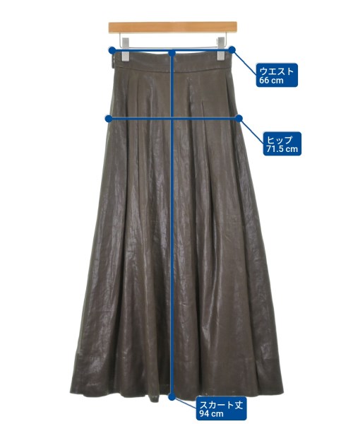 BABYLONE（バビロン）ロング・マキシ丈スカート 茶 サイズ:36(S位) レディース/2200647244067