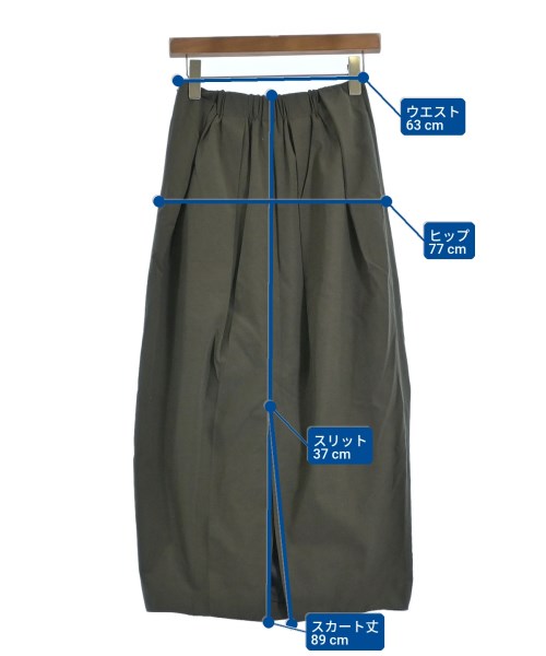 BABYLONE（バビロン）ロング・マキシ丈スカート カーキ サイズ:38(M位) レディース/2200635079152