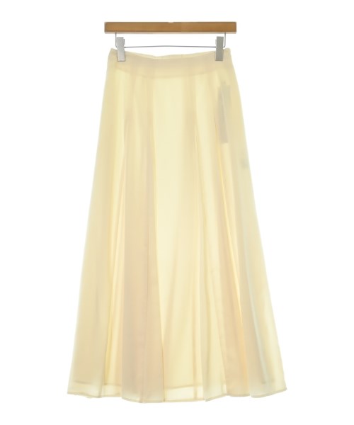 BABYLONE(バビロン)ロング・マキシ丈スカート 白 サイズ:38(M位)/2200643034167