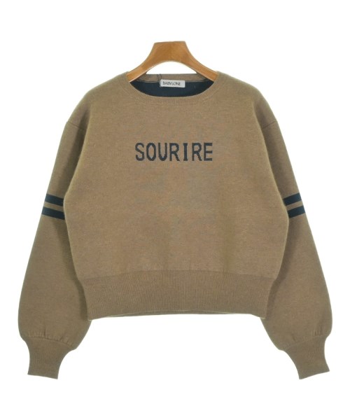 BABYLONE(バビロン)ニット・セーター 茶 サイズ:F/2200643034334