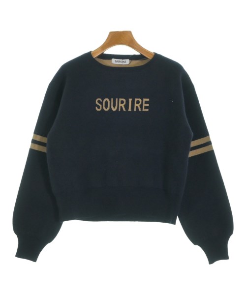 BABYLONE(バビロン)ニット・セーター 紺 サイズ:F/2200643034341