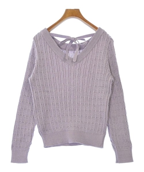 BABYLONE（バビロン）ニット・セーター 紫 サイズ:38(M位) レディース/2200643034358