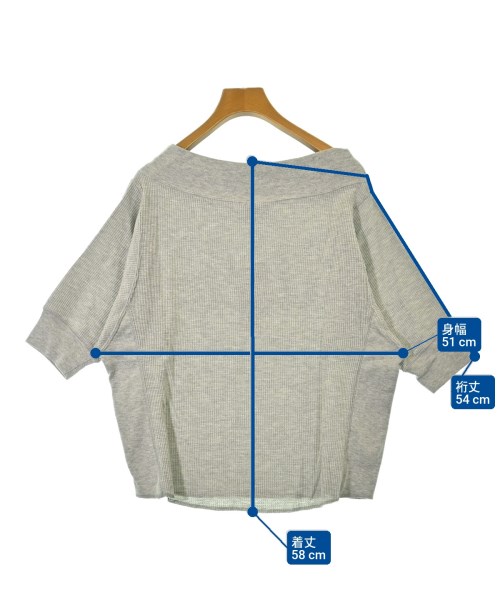 BABYLONE（バビロン）Tシャツ・カットソー グレー サイズ:38(M位) レディース/2200643034839