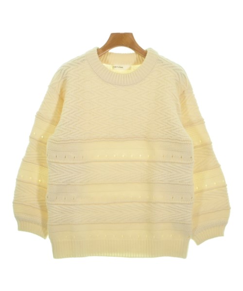 BABYLONE(バビロン)ニット・セーター 白 サイズ:38(M位)/2200643037076