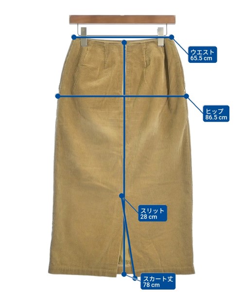 BABYLONE（バビロン）ロング・マキシ丈スカート ベージュ サイズ:38(M位) レディース/2200647818053