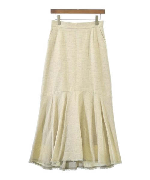 BABYLONE(バビロン)ロング・マキシ丈スカート 白 サイズ:38(M位)/2200637524117