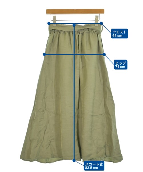 BABYLONE（バビロン）ロング・マキシ丈スカート カーキ サイズ:38(M位) レディース/2200642382139