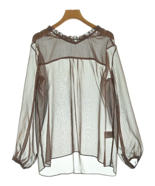 BABYLONE(バビロン)ブラウス 茶 サイズ:38(M位)/2200653067018