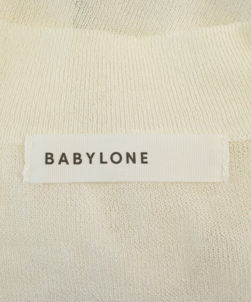 BABYLONE（バビロン）カーディガン 白 サイズ:38(M位) レディース/2200703077028