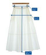 BABYLONE（バビロン）ロング・マキシ丈スカート 白 サイズ:F レディース/2200703214010