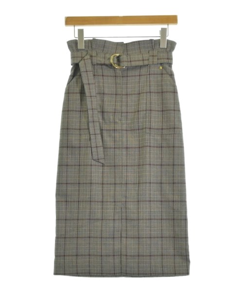 BABYLONE(バビロン)ロング・マキシ丈スカート 茶 サイズ:36(S位)/2200656554041