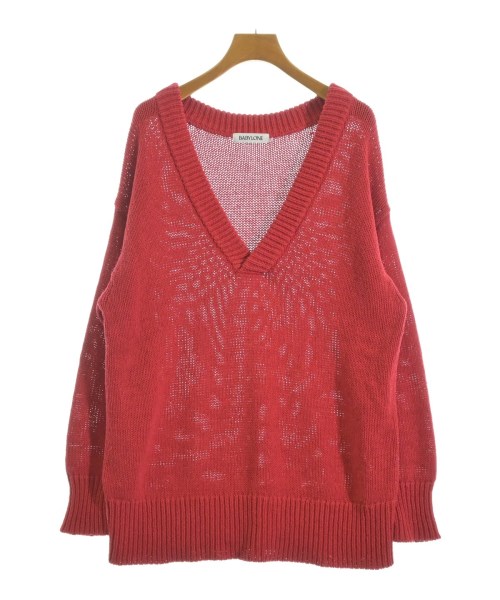 BABYLONE(バビロン)ニット・セーター 赤 サイズ:F/2200668573047