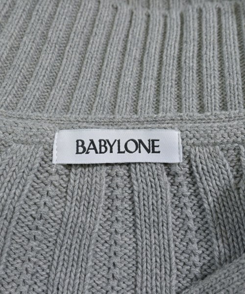 BABYLONE（バビロン）ベスト/ノースリーブ グレー サイズ:F レディース/2200729203029
