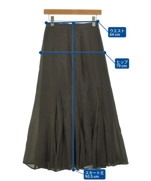 BABYLONE（バビロン）ロング・マキシ丈スカート カーキ サイズ:38(M位) レディース/2200719648045