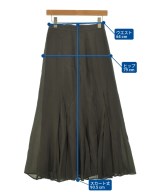 BABYLONE（バビロン）ロング・マキシ丈スカート カーキ サイズ:38(M位) レディース/2200719648045